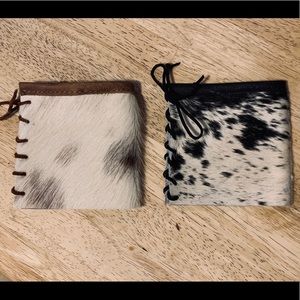 *SOLD* Cowhide Koozies